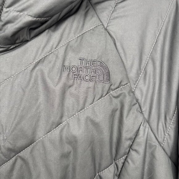 The North Face Womens Mossbud Insulated Reversible Parka Jacket Black Size Small - Picture 4 of 7